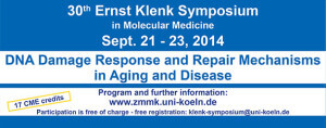 30th Ernst Klenk Symposium in Molecular Medicine 2014