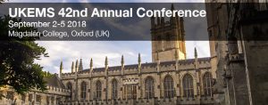 UKEMS 42nd Annual Conference