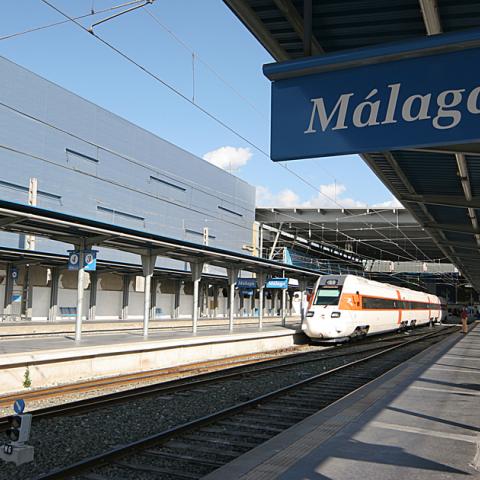 Come to Malaga by train
