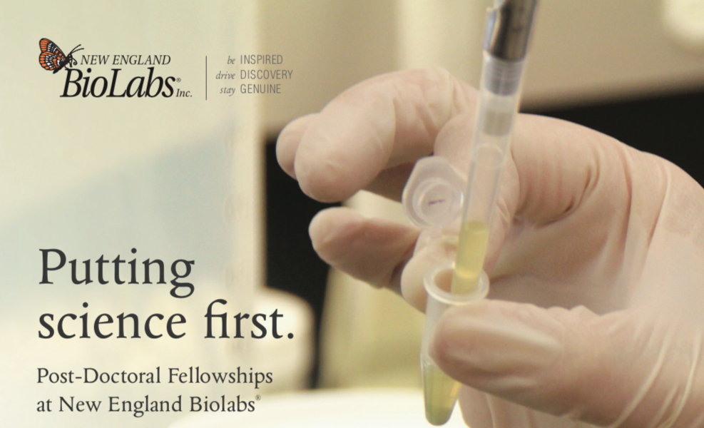 Post-Doctoral Fellowships at New England Biolabs